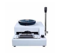 90AS Hot Foil Stamping Bronzing Embossing Branding Press Machine Manual, PVC Card Leather Paper for Make Name Card Code Printer DIY Personalization(68D)