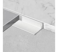 90cm Aluminum Tile Ed Trim - 3 Pieces, Easy Installat for Kitchen & Bathroom Decor, Protects & Enhances Ceic Tiles (Silver, 12mm)