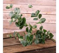 90cm Artificial Eucalyptus Leaf Tall Spray - Green - Stem Foliage Arrangement