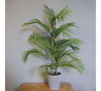 90cm Artificial Palm Tree Potted in Decorative Planter