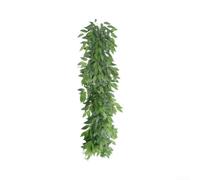 90cm Artificial Silk Elaeagnus Vine Green Hanging Decor(A) | Lifelike silk texture, natural green silver tones, realistic leaf pattern, no watering needed, long lasting