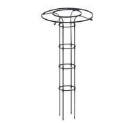90cm Black Garden Obelisk Trellis Metal Tower for Climbing Plants Flowers & Potted Plants Support Structure for Garden Decor