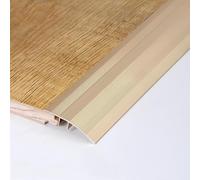 90cm Floor Transition Strips Carpet Trim Aluminum Edge Trim Gaps Cover, Bridge The Height Between 8-18mm(Gold)