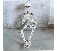 90cm Full Body Plastic Skeleton for Halloween Decorations Haunted House Graveyard Scene Halloween Decoration