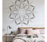 90cm Huge Giant Mandala Ceiling Indian Arabic Ethnic Round Stencils Stencil for Walls Large Mandala Decor Niche Wall Templates Painting Paint Big Decoration Frames Tile Wooden Mandalas