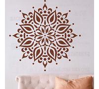 90cm Huge Giant Mandala Indian Arabic Ethnic Round Stencil For Walls Large Mandala Paint Big Stencils Decoration Frames Furniture Pattern The Seeds Decor Flooring Wall Niche Patterns