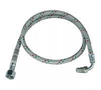 90Cm Inlet Pipe Return Pipe For Riello, Oil Line 3/8" Female X 1/4" Male Elbow 3005720 20022601, Oiling Component Reliable And Metal Oil Line Suitable For Burner Systems