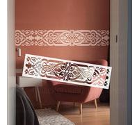 90cm Intertwined Curved Lines Celtic Baroque Border Divider Stencils for Walls On The Wall Reusable Painting Template Templates to Paint S456