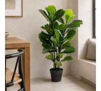 90Cm Leaf Design Uk Artificial Realistic Plant Fiddle Fig Tree