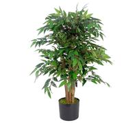 Leaf Artificial Ficus Tree Plant 90Cm Similax Tree Trunk