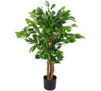 90cm Leaf Realistic Artificial Ficus Tree / Plant Leaf Green One Size