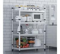90cm Multifunctional Microwave Stand & Storage Shelf - Home & Kitchen Workstation for Microwave Cooking Essentials & Space Saving Solutions