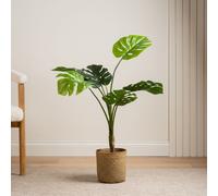 90cm Real Touch Monstera Scottish Everlastings Ltd Green One Size