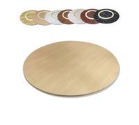 90cm Rotating Wooden Lazy Susan Serving Board - Round Wood Turntable for Kitchen & Dining Table Ideal Platter for Entertaining Serving and Food Display