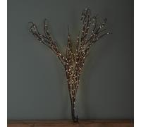 90cm Set of 3 Light up Christmas Twigs with 210 Warm White LEDs (Twigs only)