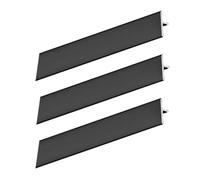 90cm T Molding Floor Transition Strip 3Pcs Floor Edging Trim Carpet to Vinyl Transition Strip Flat Flooring Edge Joining Trim