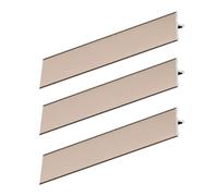 90cm T Molding Floor Transition Strip 3Pcs Floor Edging Trim Carpet to Vinyl Transition Strip Flat Flooring Edge Joining Trim