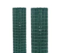 90cm x 10m PVC Coated Wire Fencing Chicken Wire Mesh Garden Netting - Green Vegetable Fruit Bush Bird Guard - Tree Barrier Fencing Roll - Heavy Duty Climbing Plant Trellis Protection