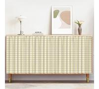 90cm x 80cm Short Cabinet Curtains, Laundry Under Sink Drapes, Privacy Panels for Classroom Shelves, Adhesive Curtain for Stylish Storage Solutions