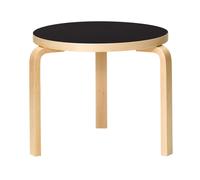 90D Table Birch/ Black Linoleum