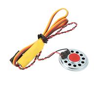90dB RC Car Mini Siren Horn Speaker, Manual Remote Control Sound Simulator with Police Fire Truck Ambulance Sounds Universal for 1/8 1/10 RC Vehicles