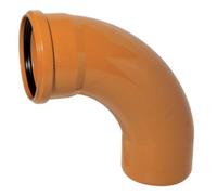 90Deg X 110mm Single Socket Bend Swept