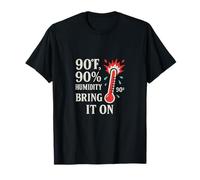 90F 90% Humidity Florida Pride Thermometer T-Shirt