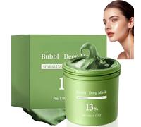 90G Bub/ble Deep Mask,Korean Skincare Clay to Bub/ble Wash-Off Pack,Self-Foaming Collagen Face Mask for Skin Care & Oil Control,Face Masks Bub/ble Skincare & Face Exfoliator