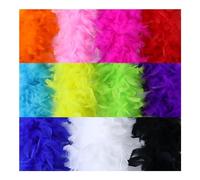 90g Natural Fluffy Turkey Feather Boa For Crafts Diy Wedding Party Decoration Dress Scarf Plumes Making(Wholesale to sell)