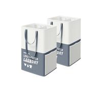 90L Large Laundry Basket, Dark Blue / 2