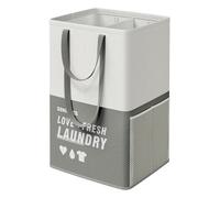 90L Large Laundry Basket, Dark Grey / 1