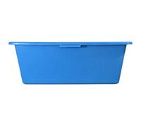90L Multipurpose Tub Dog Bath, Horse Water Trough/feed Bucket, Storage Container-Blue