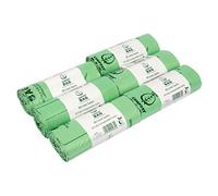 90L x 120 Compostable Compost Bag Food Waste Sacks - Commercial size - 90 Litre Food Waste Bin Liners - EN 13432 - with Composting Guide