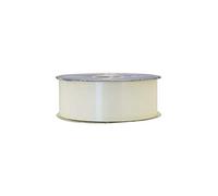 90m Roll Florist Ribbon - Poly Ribbon 100 Yards 2" - 30 Colours (Cream - by Diamante Crafts)