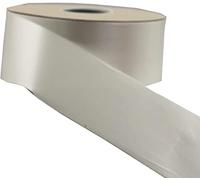 90m Roll Florist Ribbon - Wedding Flower Poly Ribbon 100 Yards 2" - 30 Colours (White)
