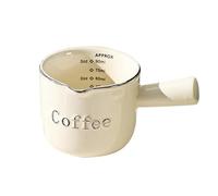 90ml/3oz Concentrate Ceramic Graduated Measuring Cup with Handle Liquid Container Milk Coffee Cup Ceramic Mug