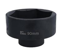 90mm 1in Drive Deep Metric Impact Impacted Socket 6 Sided Point Single Hex