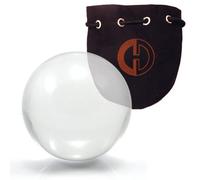 90mm Acrylic Contact Juggling Ball with Cascade Juggling Fleece Lined Bag - Crystal Ball Manipulation - Large Contact Juggling Ball