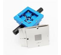 90mm BGA Reballing Station with 10pcs Stencil Kit Repair Tools Reballing Repair Stencil Soldering Station Kits(Stencils and Jig)
