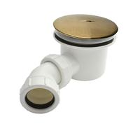 90mm Brass Top Fast Flow Shower Tray Waste