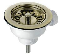 90mm Bronze Basket Strainer Waste For Astini, Rak, Rangemaster Ceramic Sink