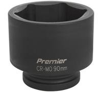 90mm Chrome Molybdenum Forged Impact Socket - 1 Inch Drive For Heavy-Duty Use