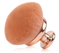 90MM Extra Large Self Tanner Kabuki Makeup Brush - GloréBrochas Ultra Soft Dense Vegan Bristles for Body Makeup, Bronzer & Foundation-Applies Tanning Mousse, Lotion & Self Tanner，Wet & Dry (Rose-Gold)