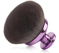 90MM Extra Large Self Tanner Kabuki Makeup Brush - Ultra Soft Dense Vegan Bristles for Body Makeup, Bronzer & Foundation-Applies Tanning Mousse, Lotion & Self Tanner，Wet & Dry (Purple)