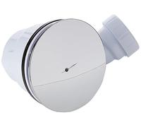 90mm Fast Flow Easy Clean Shower Enclosure Tray Waste Trap, Shower Drain Cover- Chrome