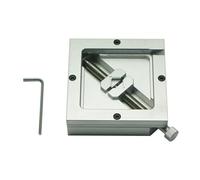 90mm for bga Reballing Station Fixture Jig with 10PCS Stencils for Duty Soldering, Silver Template Bracket Clamp Compatible with PCB Desoldering Tools