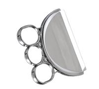 90mm Handheld Ghost Motion Blur Filter, Half Moon Shaped Camera Lens Prism Filter, Features 3 Unique Finger Ring Handles, for Creating Single-Sided Bokeh Filters, for Photo and Video