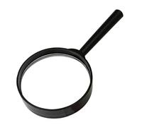 90mm Large Handheld Magnifying Glass - High Definition Real Glass Lens - 3X Power Magnifier for Reading, Books, Maps, Inspection, and Seniors - Non-Slip Ergonomic Handle