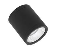 90mm LED Surface Mounted Downlight 15W 1650lm 4000K IP65 60Deg Black