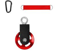 90mm Pulley Wheel for Cable Machine 660LBS Bearing Home Gym Equipment Pull Down Attachment Weight Lifting Cable Wheel Wall Mount